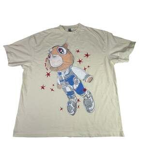 Kanye West Graduation Dropout Bear Graphic T-Shirt 2XL